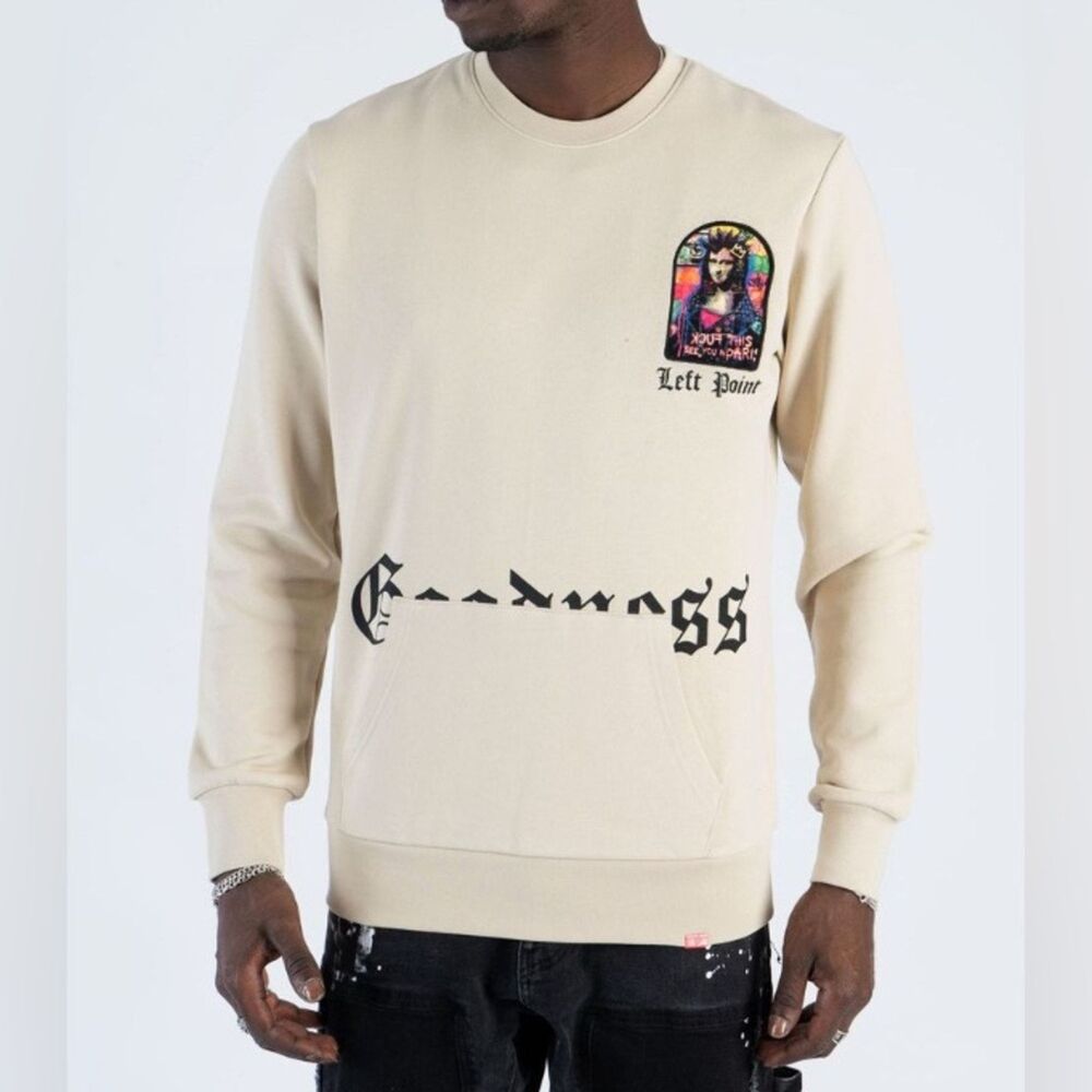 LEFT POINT MEN MONA CREWNECK ( Runs Small ) Fits Large